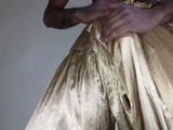 gold satin salwar 따먹기 snapshot 8