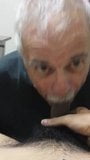 Old daddy give me blowjob and eat my cum snapshot 8