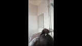 Kayla-Jae african sweetie spilling milk in shower-show snapshot 9