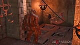 Cruel monsters fuck teen in the dark dungeon snapshot 2