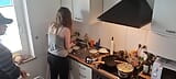 18yo Teen Stepsister Fucked In The Kitchen While The Family is not home snapshot 1