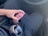 Hard in Car with Precum snapshot 3