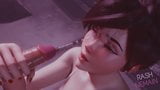 Overwatch - Tracer pompino 3d Hentai - by RashNemain snapshot 9