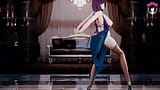 Baile sexy en vestido caliente (3D HENTAI) snapshot 2