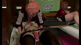 Futanari Sex Story - Hard Sex on the Train with Two Horny Lesbians (Futa Fuck Girl) BlackSheep Ovca snapshot 5