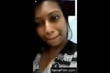 Indisches Desi heißes Bhabhi fingert auf Selfie-Video snapshot 4