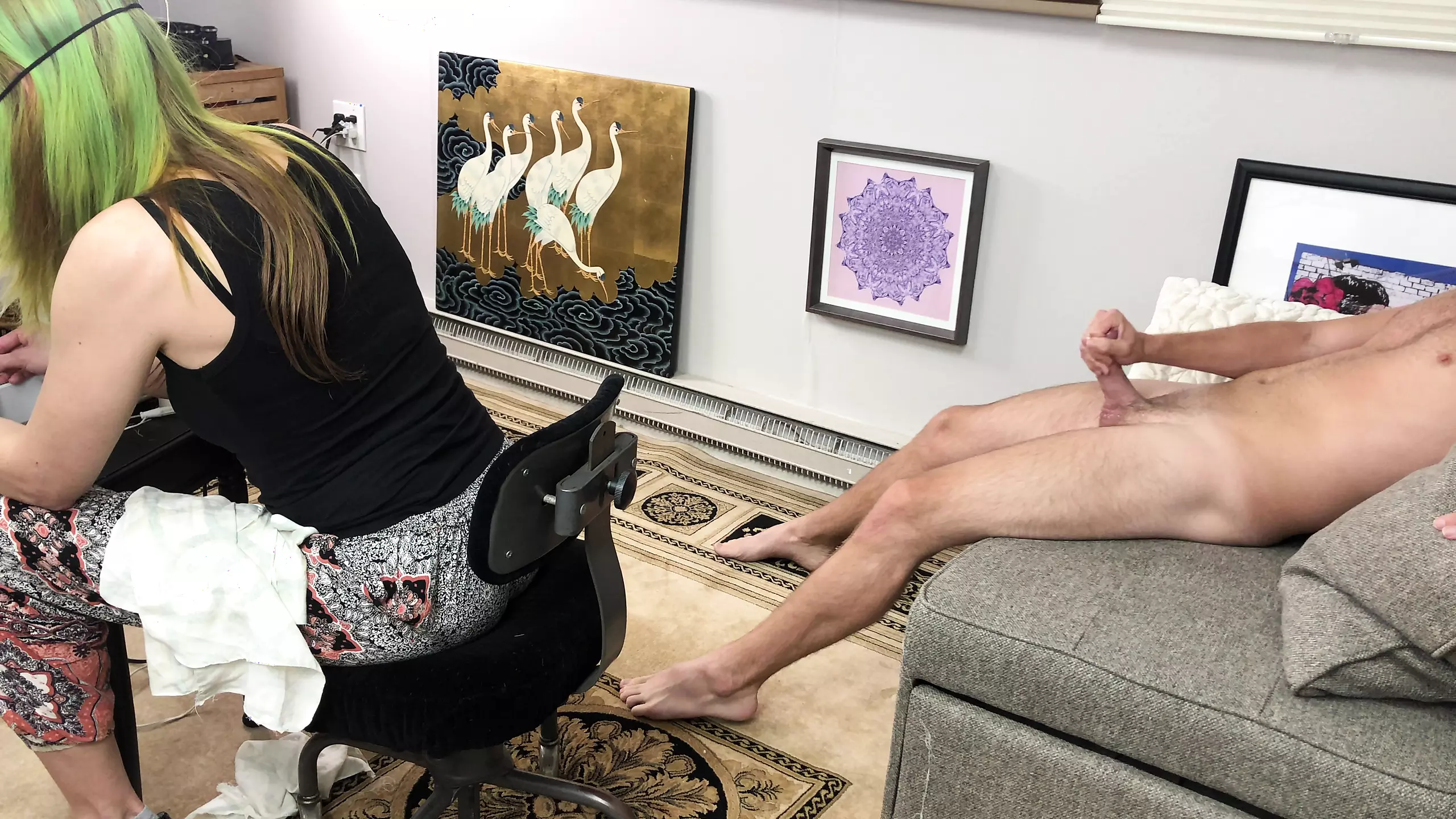 Voyeur Cumming to Woman Behind Her Back: Amateur Porn feat. Belyla Bradley  by Onlyfans | xHamster
