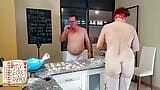 Naked Cooking. Nudist housekeeper, Nakedbakers. Nude maid. Naked housewife. s1 snapshot 14