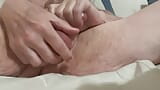 Stroking with Cockrings on Bed snapshot 1