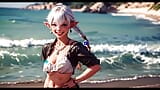 AI wygenerowała Alisaie Final Fantasy XIV snapshot 5