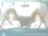 Romantic hentai teen couple fucking snapshot 7