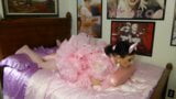 Prissy Sissy Humping Satin Pillow snapshot 3