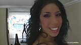 As the Striptease Ends the Busty Kayla Carrera Starts Deepthroating and Preparing for Deep Thrusts. snapshot 2