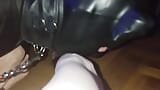 Femdom Dominatrix Goddess Play Footfetish Slave Pig Heels Eva Latex Mistress BDSM snapshot 10