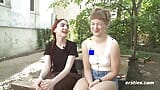 Ersties - Hot foot games and paddle action with Ida and Claudia M snapshot 16