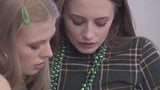 lovely lesbians Kyler Quinn and Sophie Sparks on St Patty’s day snapshot 4