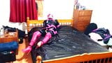 Sissy Maid handcuff self bondage snapshot 22