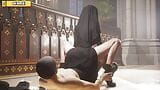 Hentai 3D - 108 Goddess ( ep 84) - make love to the nun in the church snapshot 3