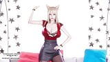 Mmd aoa - minirok hete kpop dans ahri seraphine kaisa evelyn league of legends kda hentai snapshot 1