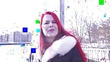 German Scout - rothaarige blasse MILF Mina knight pickup für casting-fick in Berlin snapshot 4