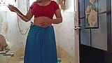 Indische desi-tante nimmt ein heißes bad und zeigt sexy möpse und arsch snapshot 4