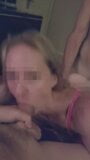 Perfect blonde wife shared with friend by cuckold at home snapshot 1