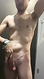 Dirtydog on gym locker room showers jerking and cumming snapshot 6