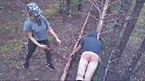 Spanking husband in the forest snapshot 16