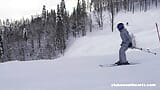 Let it Snow! Lebians Orgasm after Skiing by ClubSweethearts snapshot 2