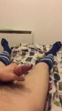 Stroking in football socks snapshot 3