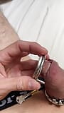 Releasing micro chastity cage with penis plug snapshot 6