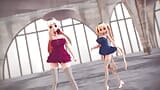 MMD R-18 Аниме-девушки сексуально танцуют, клип 314 snapshot 6