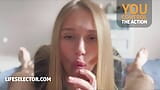 Lifeselector - pieprzona śliczna drobna blondynka Allinika w POV snapshot 4