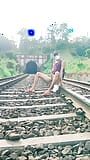 Nude on railway track sexy tall men snapshot 4