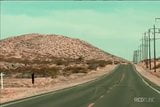 Naomi Russell hitchhiking in desert Anal snapshot 2