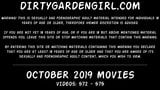 Dirtygardengirl Октябрь 2019, фистинговый выпуск новостей, игрушка-гигант snapshot 1