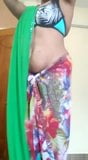 Bangladeshi Nasrin khala stripping her saree snapshot 5