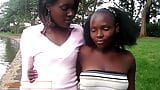 Skinny Black Africans Public Forbidden Date Ends In Secret Lesbian Affair snapshot 3