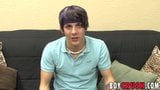 Barely legal gay man masturbating in the casting show snapshot 8