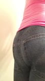 Teen crossdresser cute jeggings snapshot 2