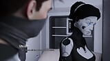 Projekt 激情 - 饥渴的丰满黑发女郎ai性爱机器人女孩的口交 snapshot 4