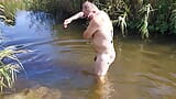 Stepsister caught me in river when I wash my cock and help me snapshot 1