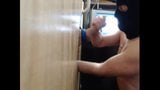 Stiefvader zuigt pik door glory hole snapshot 13