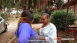 African Married MILFS Lesbian Make Out In Public During Neighbourhood Party snapshot 3