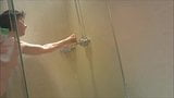 Conservative petite unaware milf has a shower snapshot 3