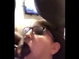 Lady sucking off my friend reggie snapshot 1