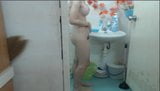 Sextape mit der Kamera an der Ecke des Bettes, Kopf snapshot 13