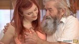 DADDY4K. Lovely redhead has crazy sex with old man snapshot 4