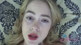 Beautiful sexy blonde Sage Fox comes over for hot POV dick sucking, then hot steamy fucking snapshot 11