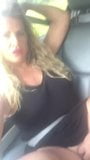 Jersey Wife Cums in back of Uber snapshot 5